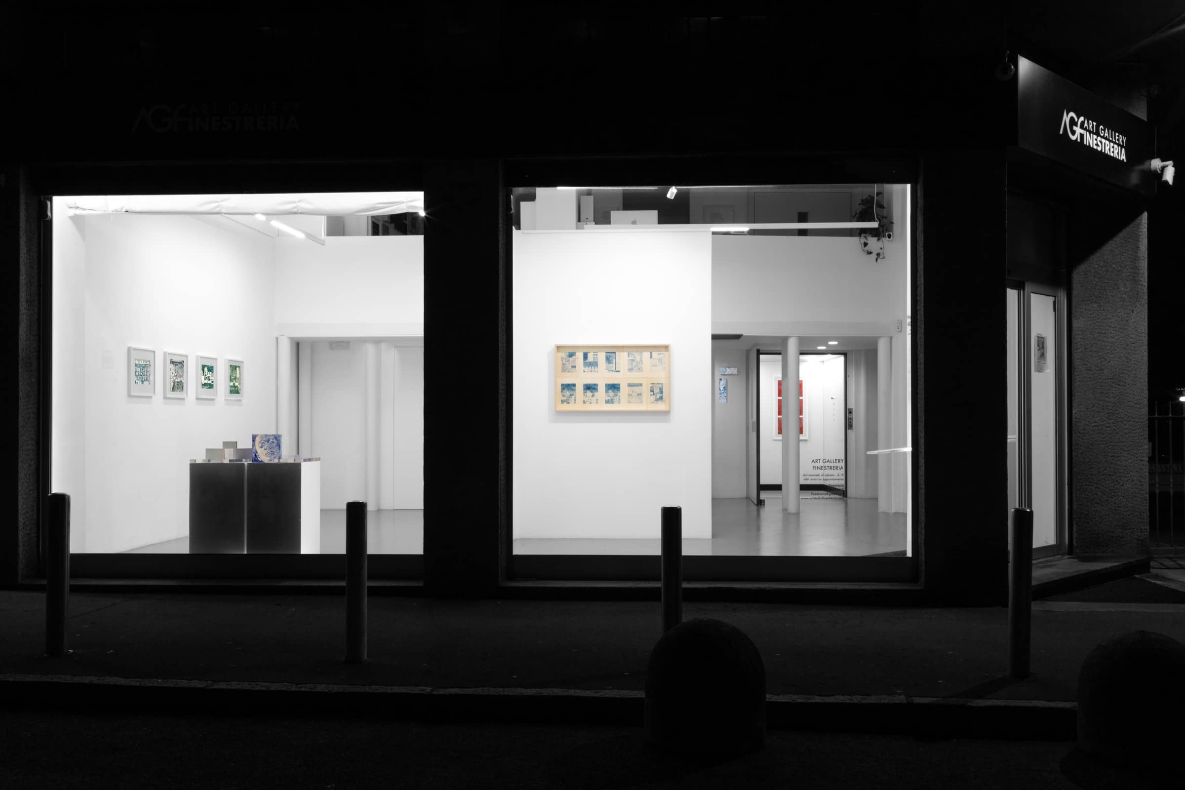 La sede di Art Gallery Finestreria a Milano