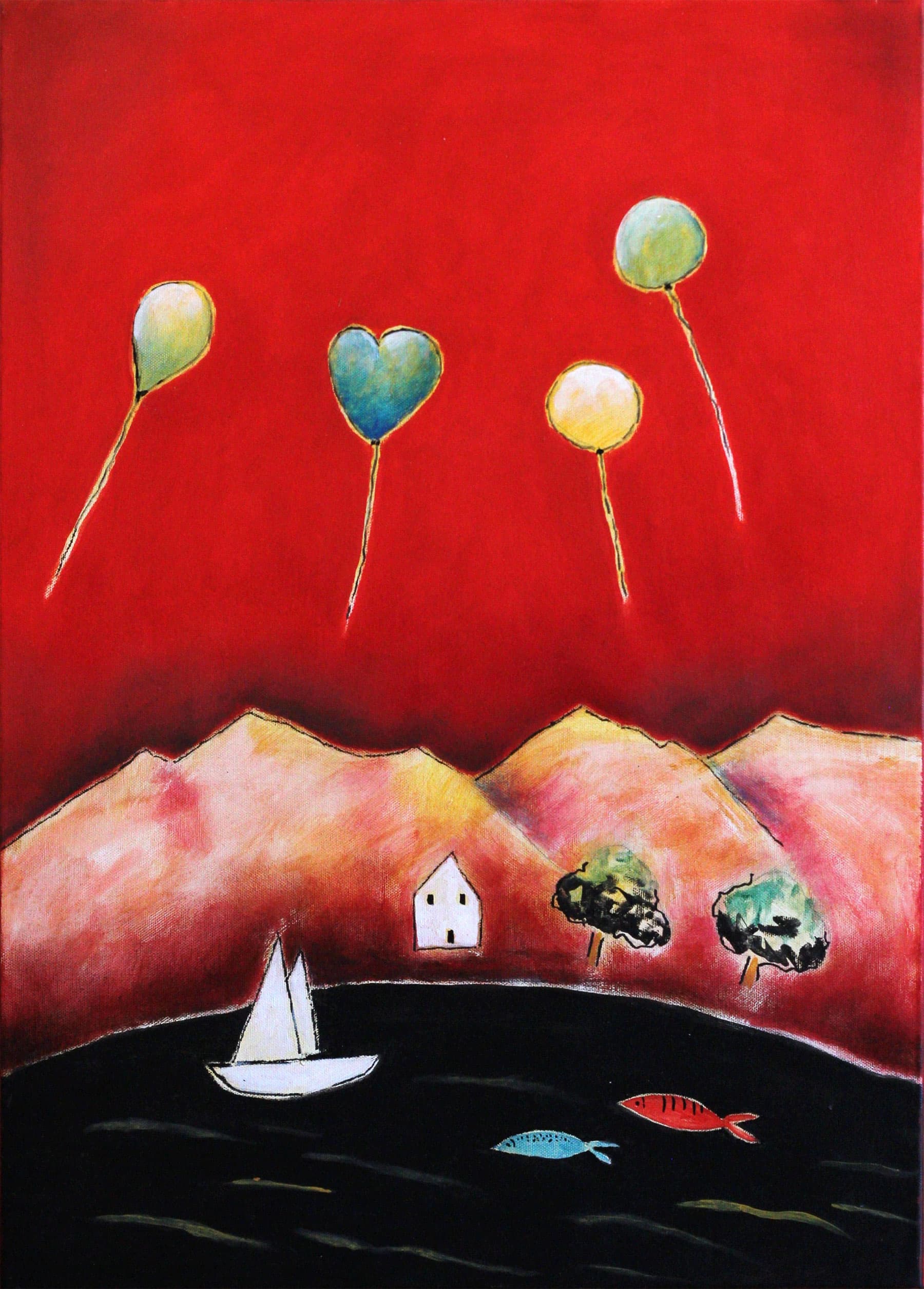 Gianni Mantovani, Esprimere desideri, 2026, 70 × 50 cm. Crediti: Gianni Mantovani.