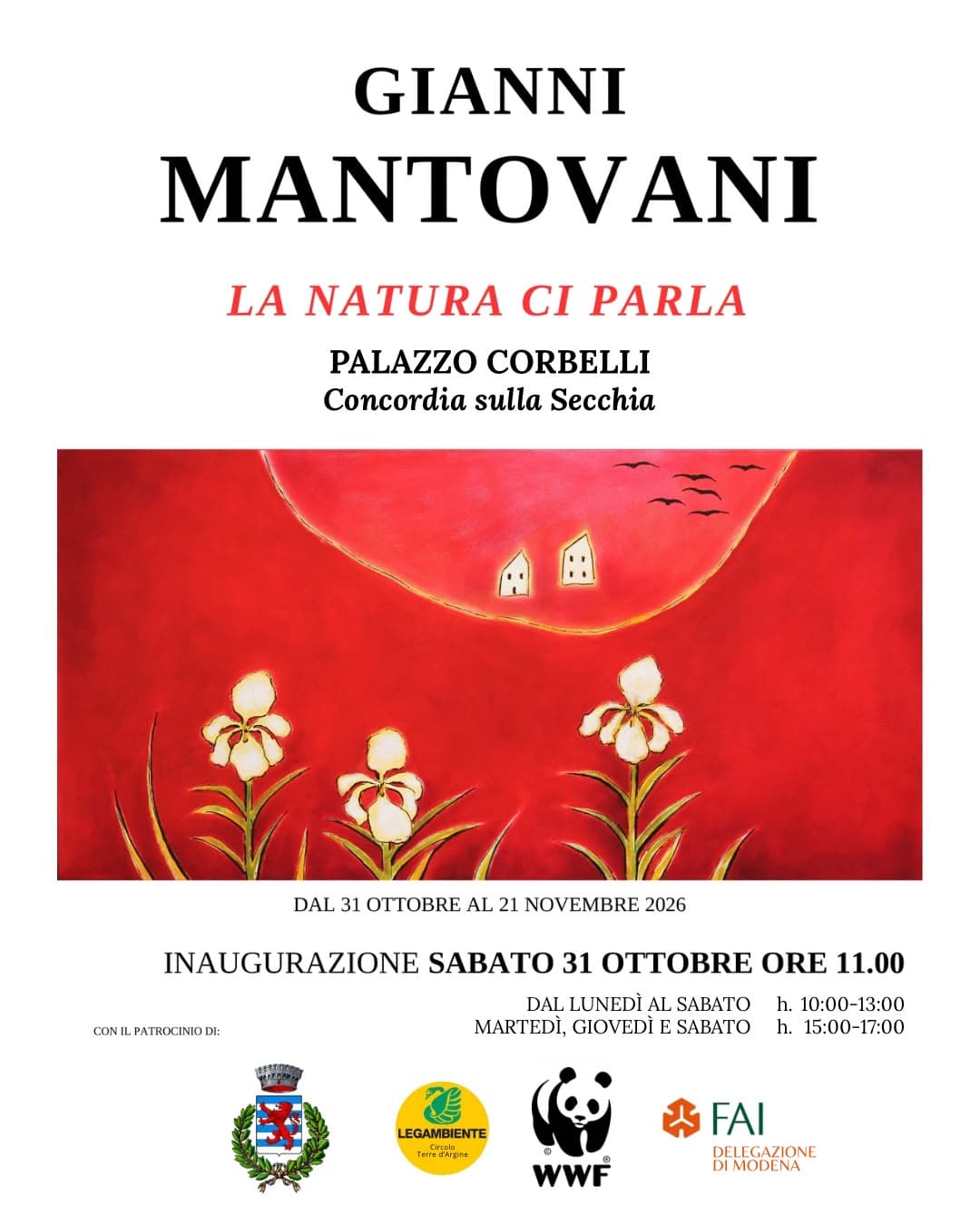 Locandina di Gianni Mantovani — La natura ci parla