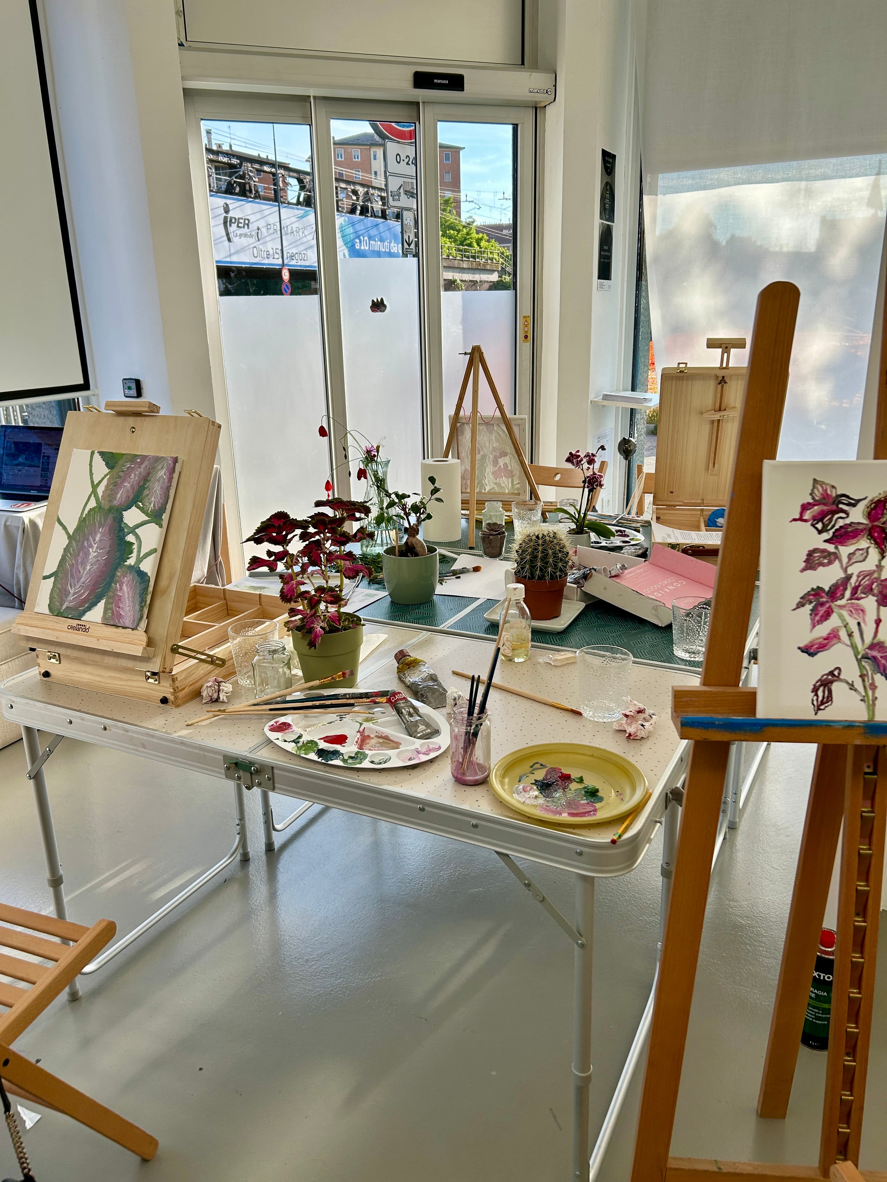 Pittura botanica in galleria: fotografia 5 del laboratorio