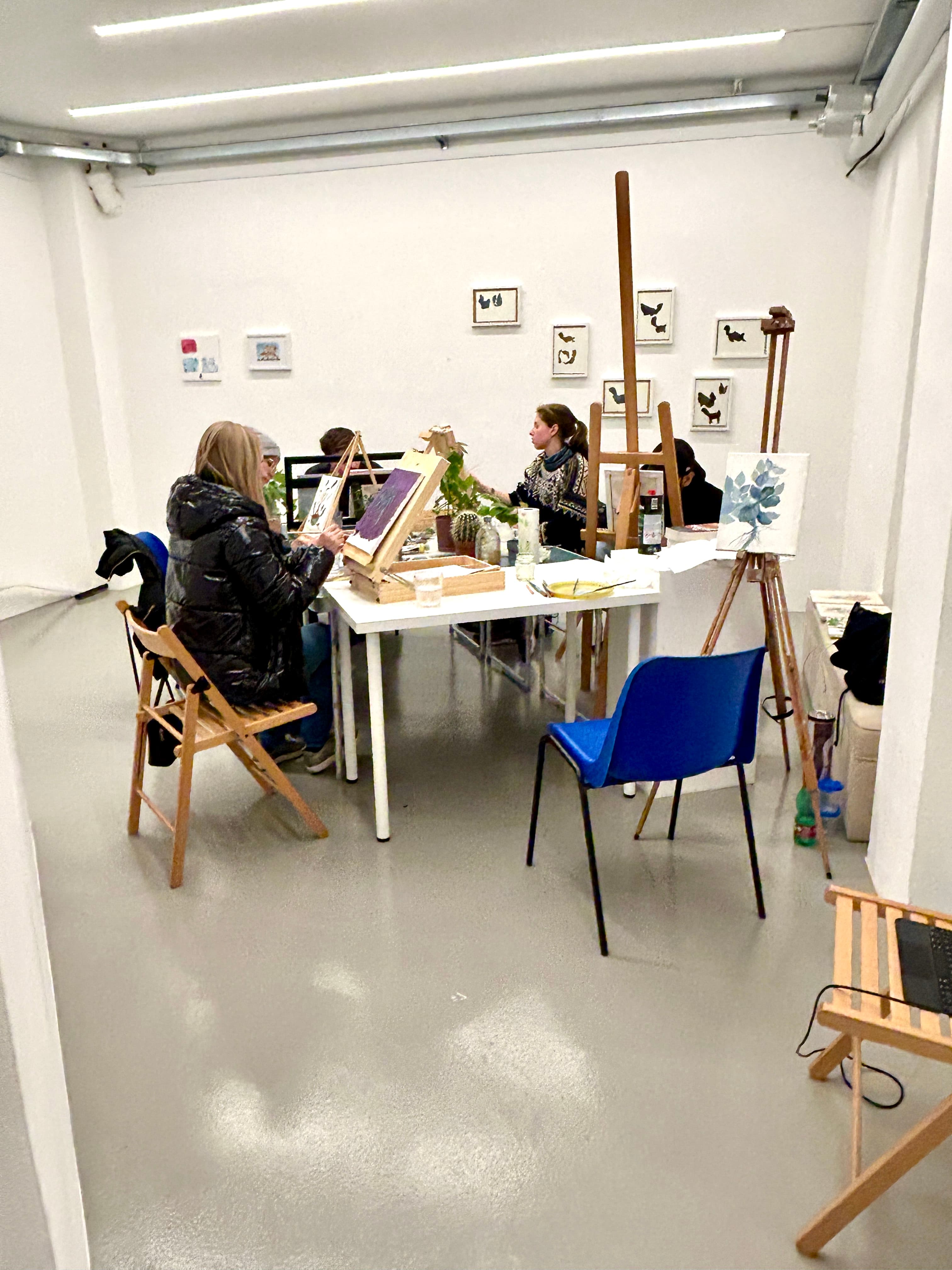 Pittura botanica in galleria: fotografia 7 del laboratorio