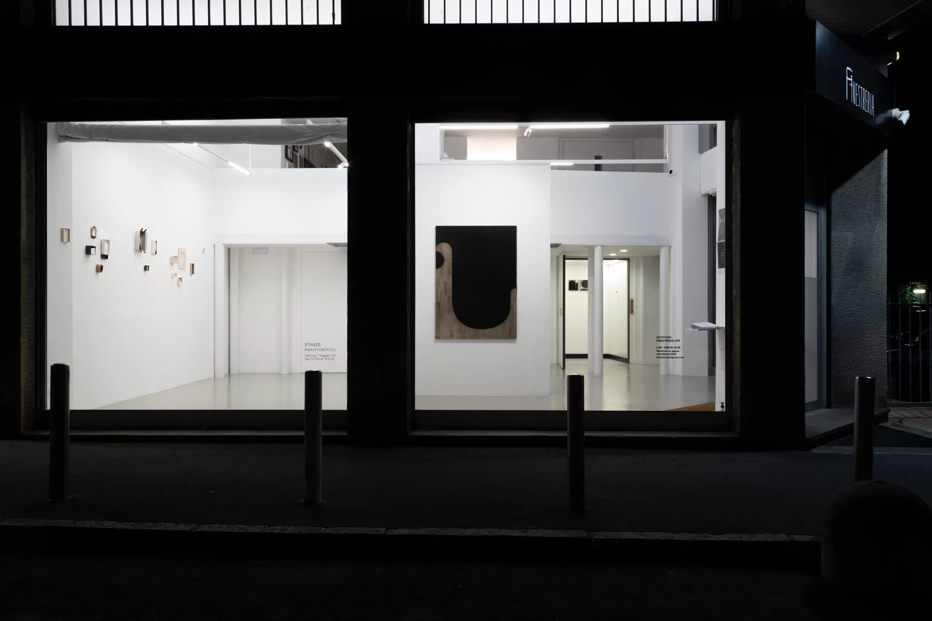 La sede di Art Gallery Finestreria a Milano