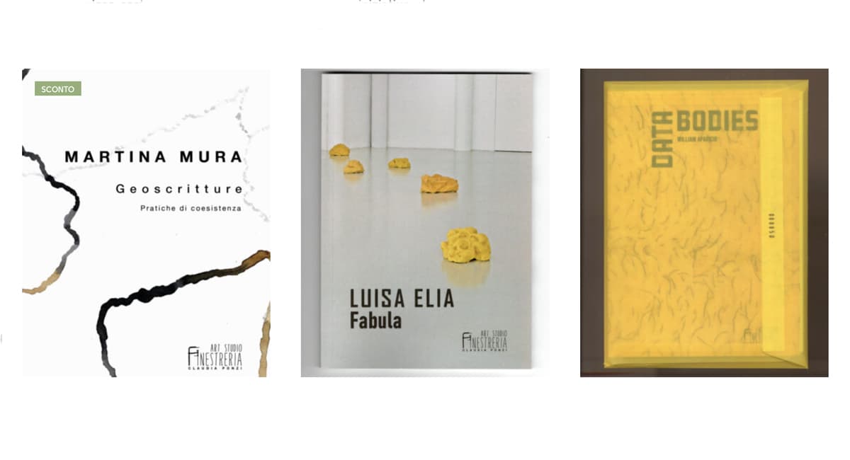 Cataloghi e libri d’artista pubblicati da Art Gallery Finestreria