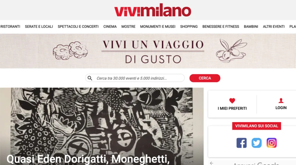 ViviMilano: Quasi Eden: Dorigatti, Moneghetti e Ragno