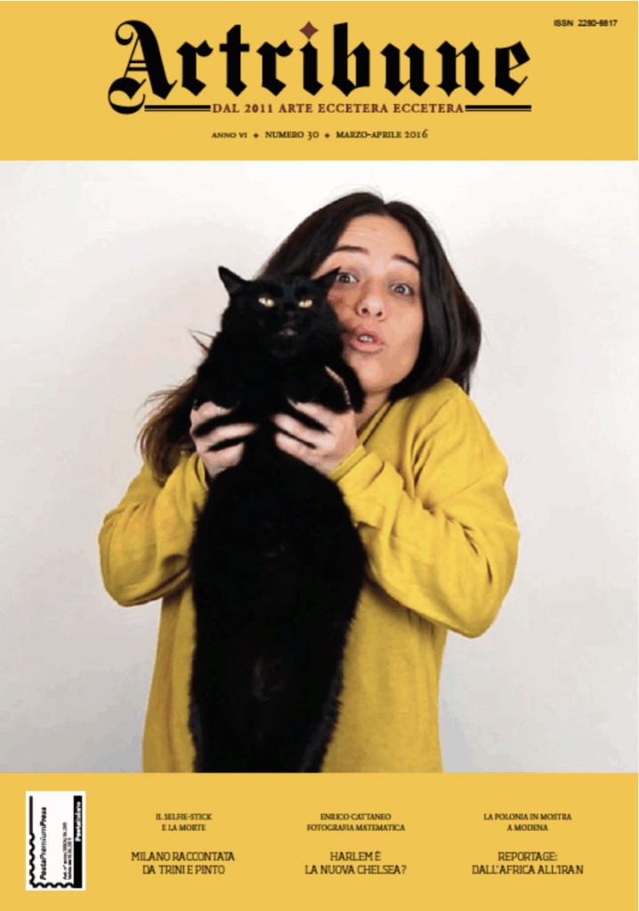 Claudia Ponzi sulla copertina di Artribune